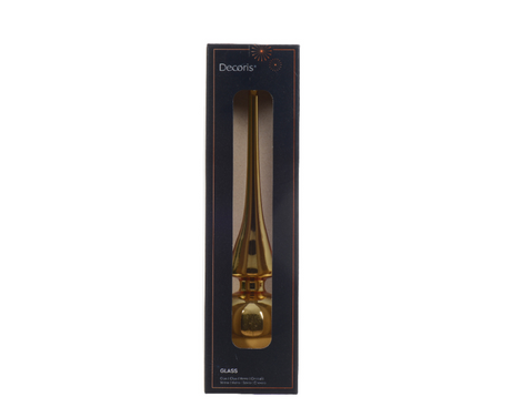 Decoris peak vetro lucido oro chiaro dia6x26cm