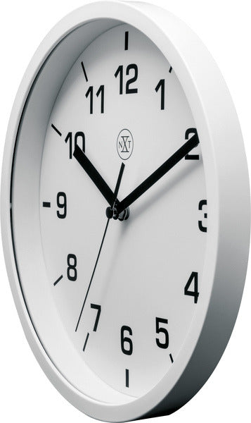 Nexttime nx-7321wi orologio da parete nxt diametro 20cm plastica bianca, quadrante bianco