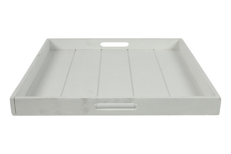 Countryfield dienblad vierkant claudina 50cm wit