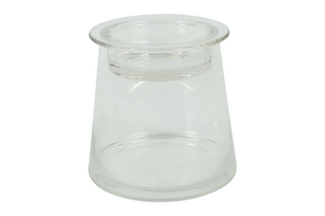 Countryfield deco glas hanny m komdeksel 14x14x13,5cm