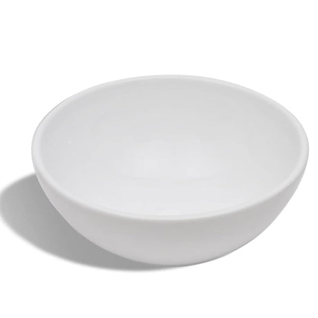 Lavabo da bagno VidaXL con miscelatore rotondo in ceramica bianca