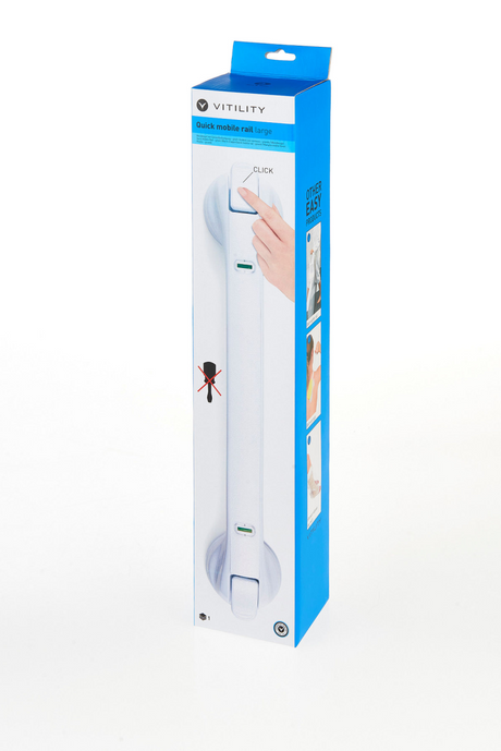 Supporto da parete Vitility con guida mobile rapida - grande (49 cm)