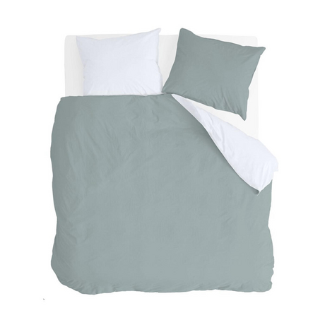 Byrklund dekbedovertrek side way 240x220cm - jade wit
