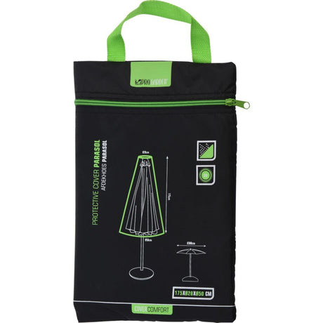 Copertura da giardino Pro per ombrellone nera 175xø28xø50cm