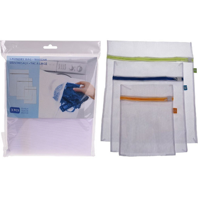 Set di sacchetti per biancheria ultra clean da 3 pezzi