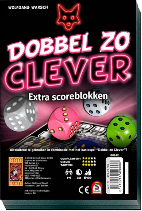 999games 999 giochi punteggio blocchi dadi così intelligenti, 2 pz.