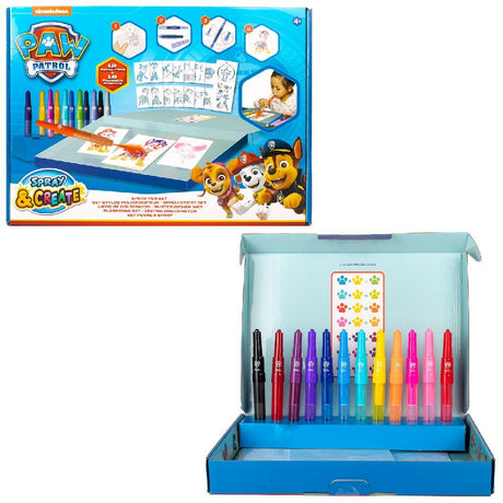 Canenco Paw Patrol spray e crea set di penne spray deluxe