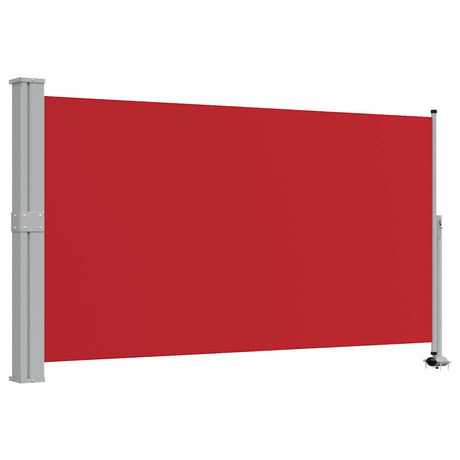 Paravento da giardino estensibile Vidaxx 140x300 cm rosso