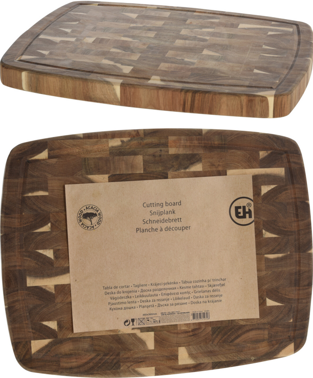 Eccellente tagliere per casalinghi casalinghe 46x36x3.5 cm