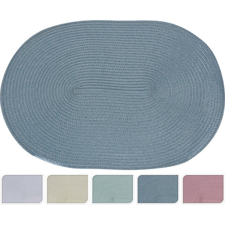 Varie tovaglietta ovale 44x29 cm 5 colori diversi
