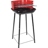 BBQ semiaperto 41 cm rosso nero