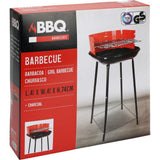 BBQ semiaperto 41 cm rosso nero