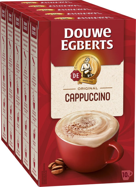 Douwe Egberts coccole caffè cappuccino caffè solubile - 5 x 10 bustine