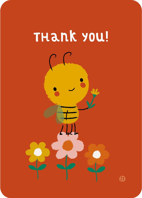 Bora thank you! bij ansichtkaart (5 st. | 5 stuks