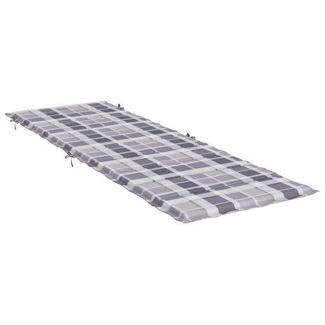 Vidaxl Lagger Cushion 186x58x4 cm Tessuto in tessuto Oxford Modello grigio