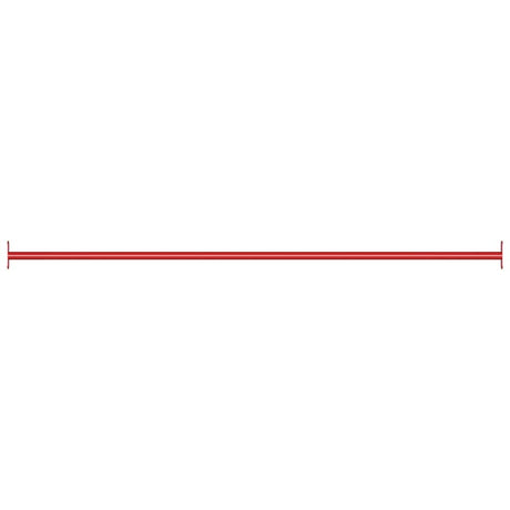 Vidaxl Rekstat 125 cm in acciaio rosso