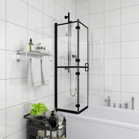 VIDAXL DOCHE DOCHE CLASCIBILE 120x140 cm Black