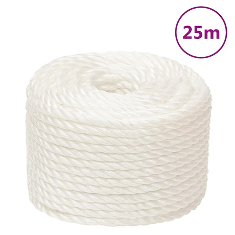 Corda da lavoro Vidaxx 14 mm 25 m polipropilene bianco