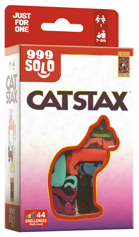 999games 999 games gioco di pensiero cat stax (olandese, 1 giocatore, da 7 anni, 44 compiti)