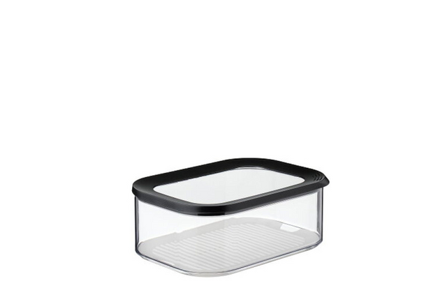Scatola per formaggi Mepal modula - 2000 ml - scatola per alimenti - nera