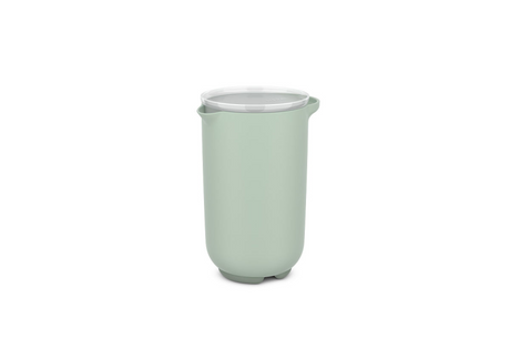 Tazza per mescolare Mepal con coperchio chef it - 1 l - adatta alla porta del frigorifero - adatta al microonde e alla lavastoviglie - accessori da forno - salvia nordica