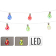 Illuminazione base per feste a LED 10 luci multicolori