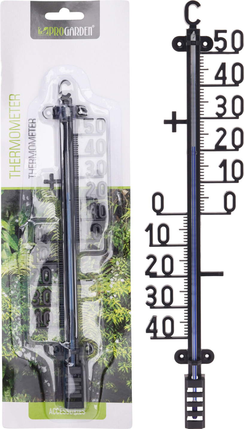 Termometro da giardino professionale h25cm in plastica