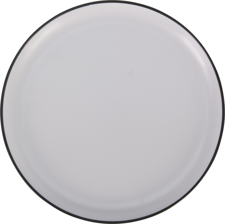 Eccellente piatto casalingo in melammina ø25cm bianco