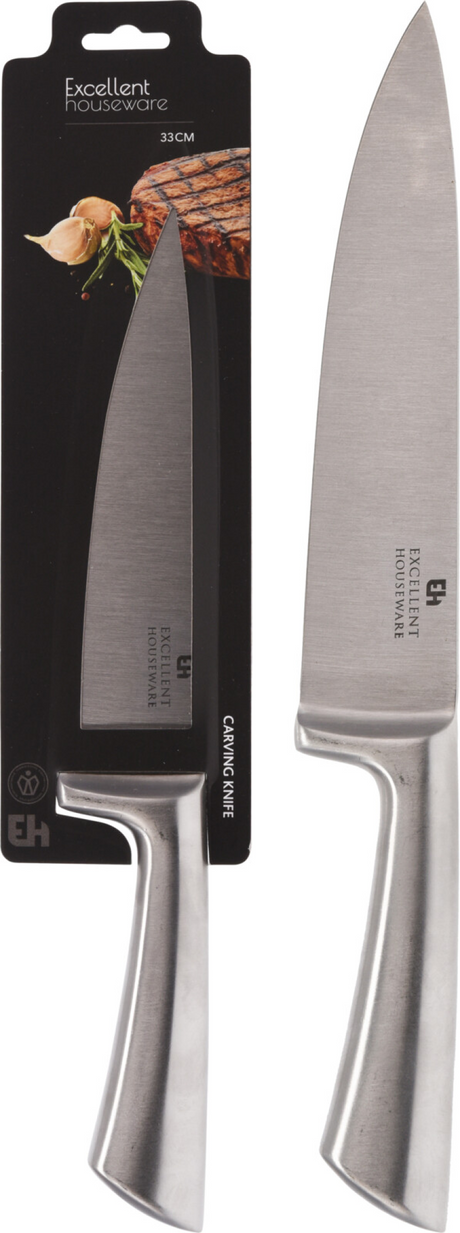 Eccellente coltello da trinciante per casalinghi in acciaio inossidabile da 33 cm