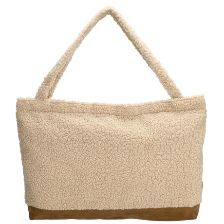 Shopper Beagles Navarra teddy beige 36x60x9cm poliestere
