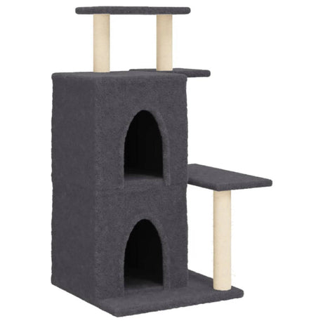 Vidaxl Cat Furniture con graffi di sisal 97 cm grigio scuro