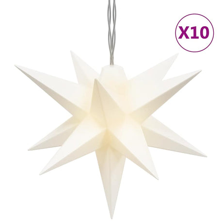 Lampada natalizia Vidaxl 10 LED 10 cm Bianco