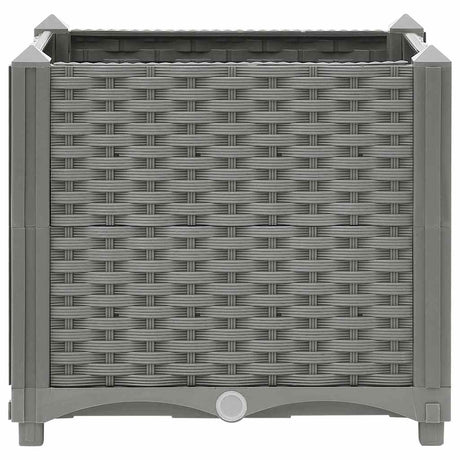 Fioriera Vidaxx rialzata 40x40x38 cm in polipropilene