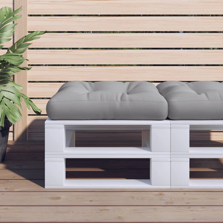Cuscino per pallet VidaXL in tessuto grigio