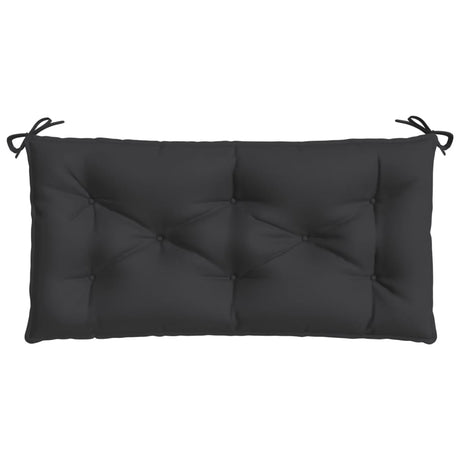 Cuscino per panca da giardino Vidaxx 110x50x7 cm tessuto oxford nero