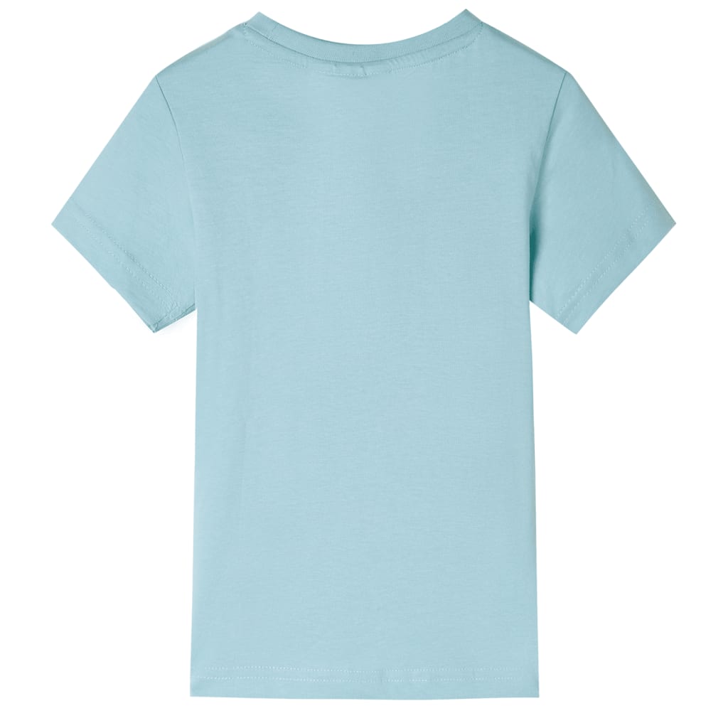 VidaXL Maglietta per bambini 140 azzurro mare