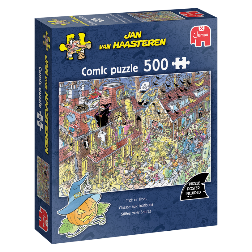 Jumbo Jan van Haasteren puzzle dolcetto o scherzetto 500 pezzi