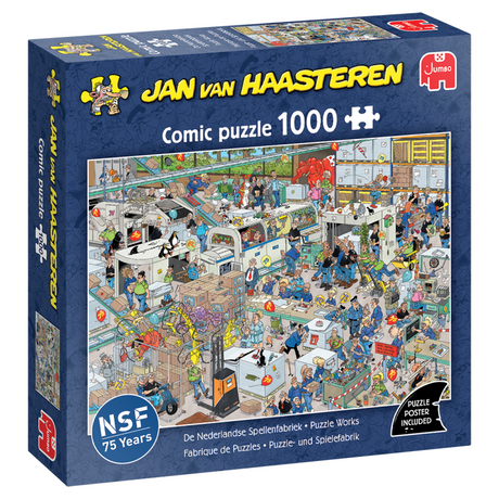 Jumbo Jan van Haasteren la fabbrica di giochi olandese 1000 pezzi FSC mix 70%