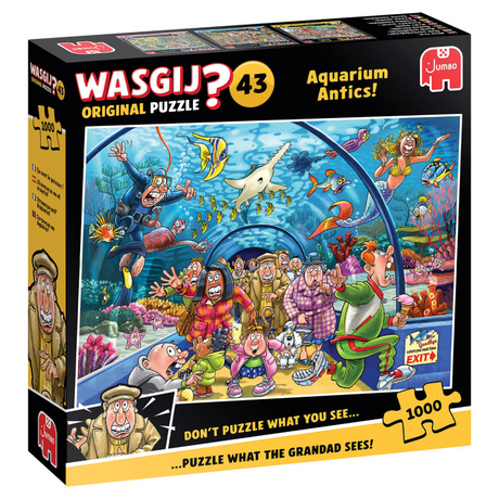 Puzzle Jumbo Wasgij Orignal 43 - non nel gancio, 1000 pezzi.