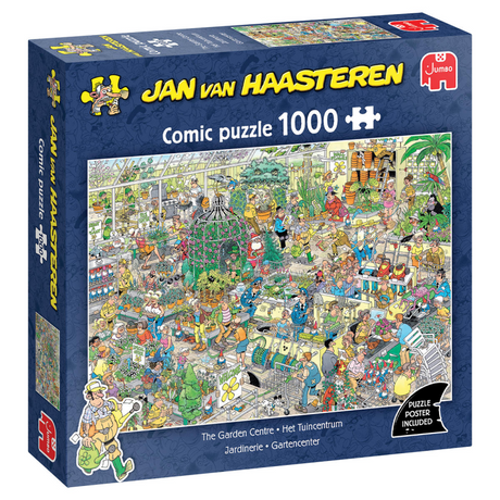 Puzzle Jumbo Jan van Haasteren del Garden Center 1000 pezzi