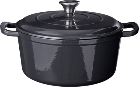 Braadpan gietijzer 26cm - grijs
