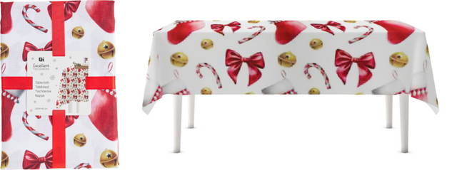 Tafelkleed 145x220cm rood