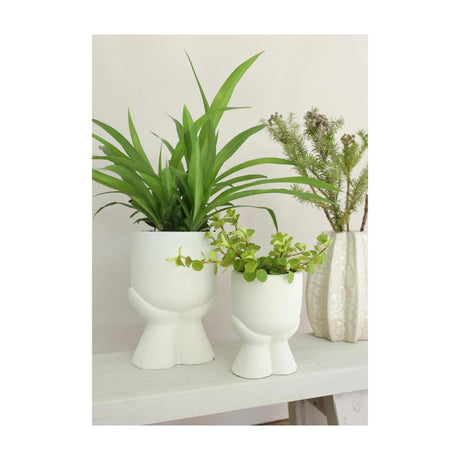 Vaso da fiori Ideas 4 stagioni daydream 10,5x10,5xh15 cm crema