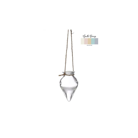 Ideas Vaso da fiori 4 stagioni Brezza sospeso ø6xh31cm trasparente