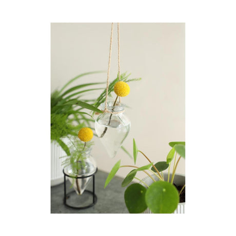Ideas Vaso da fiori 4 stagioni Brezza sospeso ø6xh31cm trasparente