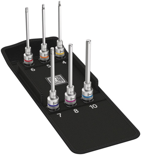Wera 8740 c hf 2 zyklop set di bussole con esagono incassato, con funzione di ritegno, 6 pezzi - 1 pezzo(i) - 05004210001