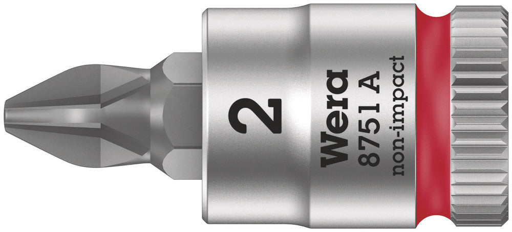 Wera 8751 una combinazione di bussole zyklop con 1 4 azionamento, ph 3 x 28 mm - 1 pezzo(i) - 05003352001