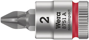Wera 8751 una combinazione di bussole zyklop con 1 4 azionamento, ph 3 x 28 mm - 1 pezzo(i) - 05003352001