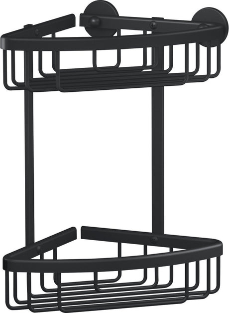 Tesa 1072289 - aluxx black hoek doucherek nero, dubbel | 1 pz