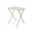 Tavolino Decoris Göteborg in acciaio da esterno bianco sporco 40x30x45 cm